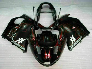 Inexpensive 1996-2007 Red Flame Honda CBR1100XX Motorcycle Fairing Kits & Plastic Bodywork MF1547