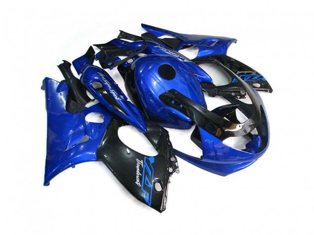 Inexpensive 1994-2007 Blue Black Yamaha YZF600R Thundercat Motor Bike Fairings Inexpensive 1994-2007 Blue Black Yamaha YZF600R Thundercat Motor Bike Fairings