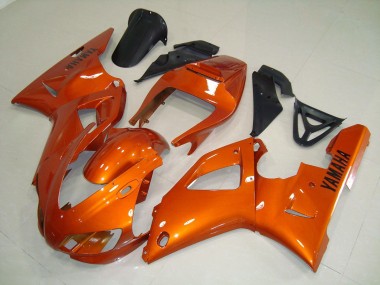 Inexpensive 1998-1999 Orange Yamaha YZF R1 Motorcycle Fairing Kits & Plastic Bodywork MF2173