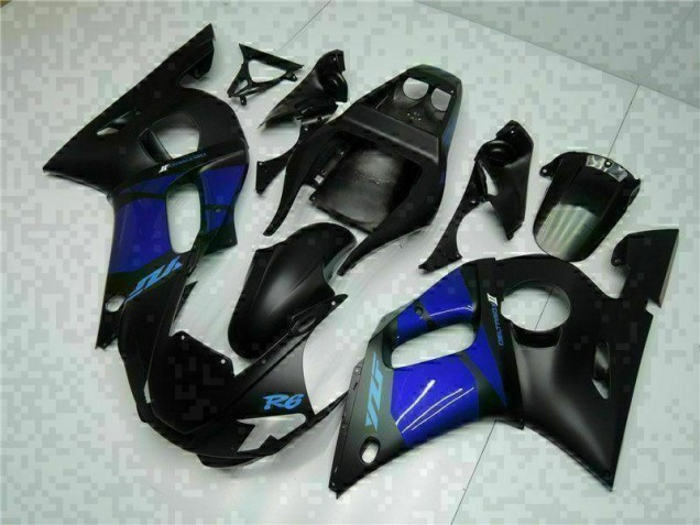 Inexpensive 1998-2002 Blue Black Yamaha YZF R6 Bike Fairing Kit Inexpensive 1998-2002 Blue Black Yamaha YZF R6 Bike Fairing Kit
