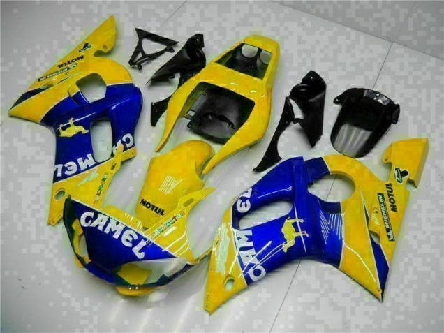 Inexpensive 1998-2002 Yellow Blue Yamaha YZF R6 Moto Fairings Inexpensive 1998-2002 Yellow Blue Yamaha YZF R6 Moto Fairings