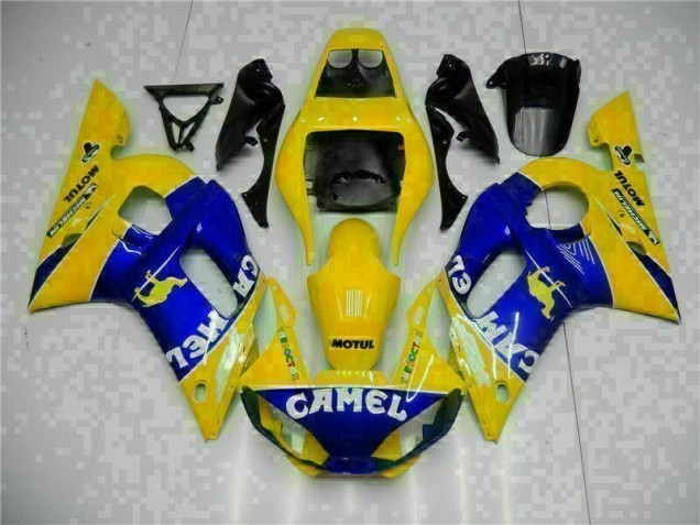 Inexpensive 1998-2002 Yellow Blue Yamaha YZF R6 Moto Fairings Inexpensive 1998-2002 Yellow Blue Yamaha YZF R6 Moto Fairings