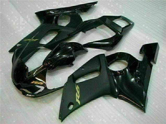 Inexpensive 1998-2002 Black Yamaha YZF R6 Motorcycle Replacement Fairings Inexpensive 1998-2002 Black Yamaha YZF R6 Motorcycle Replacement Fairings