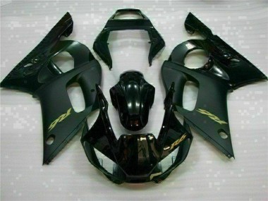 Inexpensive 1998-2002 Black Yamaha YZF R6 Motorcycle Replacement Fairings