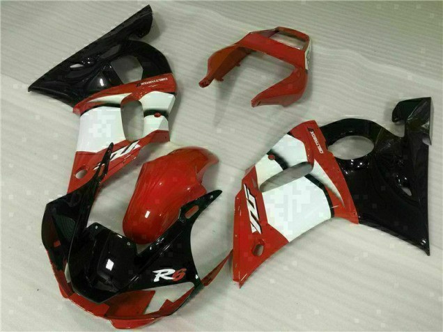 Inexpensive 1998-2002 Red White Yamaha YZF R6 Motor Fairings Inexpensive 1998-2002 Red White Yamaha YZF R6 Motor Fairings