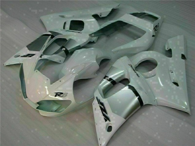 Inexpensive 1998-2002 White Yamaha YZF R6 Motorbike Fairing Inexpensive 1998-2002 White Yamaha YZF R6 Motorbike Fairing