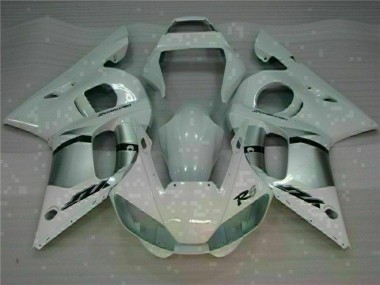 Inexpensive 1998-2002 White Yamaha YZF R6 Motorbike Fairing