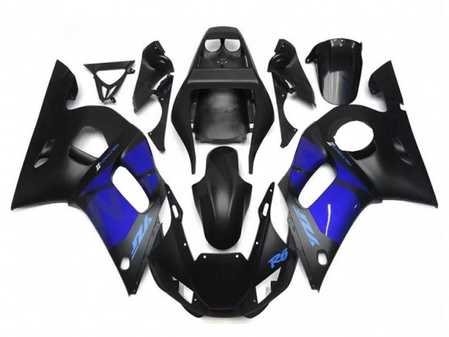 Inexpensive 1998-2002 Blue Black Yamaha YZF R6 Replacement Motorcycle Fairings Inexpensive 1998-2002 Blue Black Yamaha YZF R6 Replacement Motorcycle Fairings