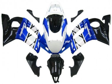 Inexpensive 1998-2002 Blue Black Champions Yamaha YZF R6 Motor Fairings
