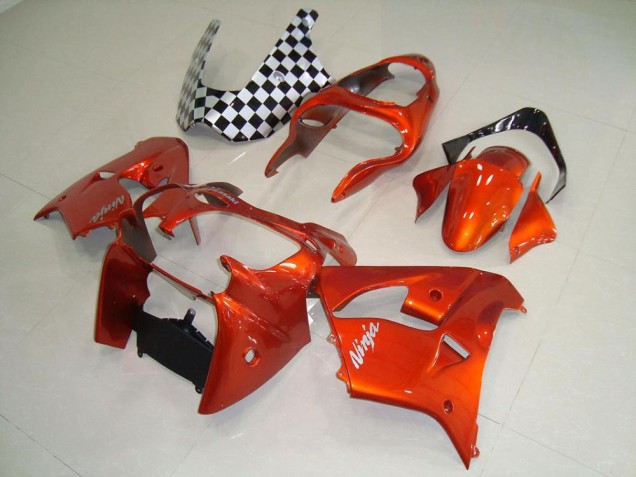 Inexpensive 2000-2001 Orange Kawasaki ZX9R Motorbike Fairings Inexpensive 2000-2001 Orange Kawasaki ZX9R Motorbike Fairings