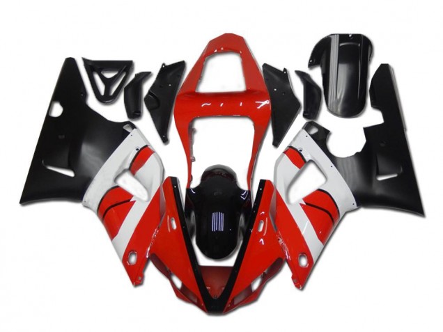 Inexpensive 2000-2001 Red White Black Yamaha YZF R1 Replacement Fairings Inexpensive 2000-2001 Red White Black Yamaha YZF R1 Replacement Fairings