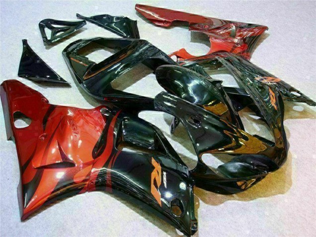 Inexpensive 2000-2001 Red Yamaha YZF R1 Motorcyle Fairings Inexpensive 2000-2001 Red Yamaha YZF R1 Motorcyle Fairings