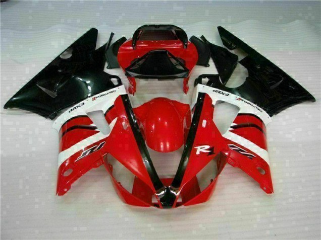 Inexpensive 2000-2001 Red Yamaha YZF R1 Motorcycle Fairings Kit Inexpensive 2000-2001 Red Yamaha YZF R1 Motorcycle Fairings Kit