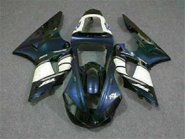 Inexpensive 2000-2001 Blue Yamaha YZF R1 Motorcycle Fairing Kits