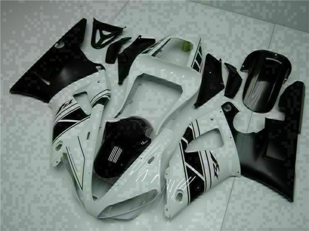 Inexpensive 2000-2001 White Yamaha YZF R1 Motorbike Fairing & Bodywork