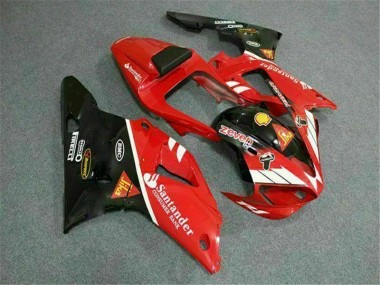Inexpensive 2000-2001 Red Yamaha YZF R1 Motorcycle Fairings Kits