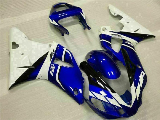 Inexpensive 2000-2001 Blue Yamaha YZF R1 Motorcycle Fairing Kits & Plastic Bodywork MF0758