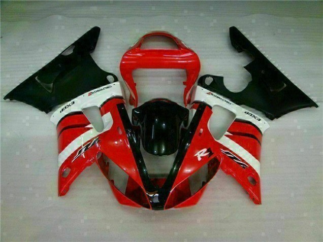 Inexpensive 2000-2001 Red Yamaha YZF R1 Motorcycle Replacement Fairings Inexpensive 2000-2001 Red Yamaha YZF R1 Motorcycle Replacement Fairings
