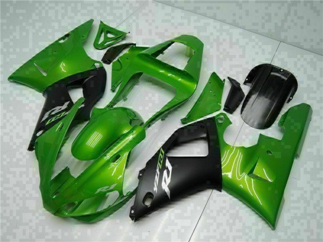 Inexpensive 2000-2001 Green Yamaha YZF R1 Motorcyle Fairings Inexpensive 2000-2001 Green Yamaha YZF R1 Motorcyle Fairings