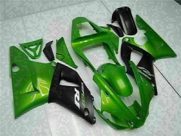 Inexpensive 2000-2001 Green Yamaha YZF R1 Motorcyle Fairings Inexpensive 2000-2001 Green Yamaha YZF R1 Motorcyle Fairings