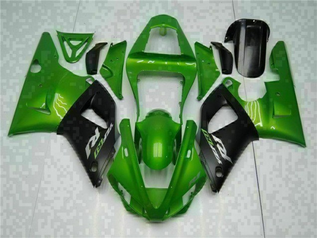 Inexpensive 2000-2001 Green Yamaha YZF R1 Motorcyle Fairings Inexpensive 2000-2001 Green Yamaha YZF R1 Motorcyle Fairings