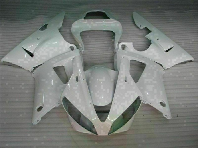 Inexpensive 2000-2001 White Yamaha YZF R1 Replacement Fairings Inexpensive 2000-2001 White Yamaha YZF R1 Replacement Fairings