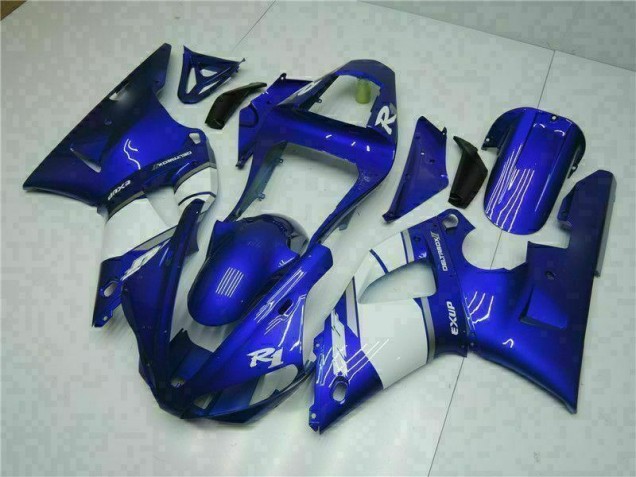 Inexpensive 2000-2001 Blue Yamaha YZF R1 Motorcycle Fairings Kit Inexpensive 2000-2001 Blue Yamaha YZF R1 Motorcycle Fairings Kit