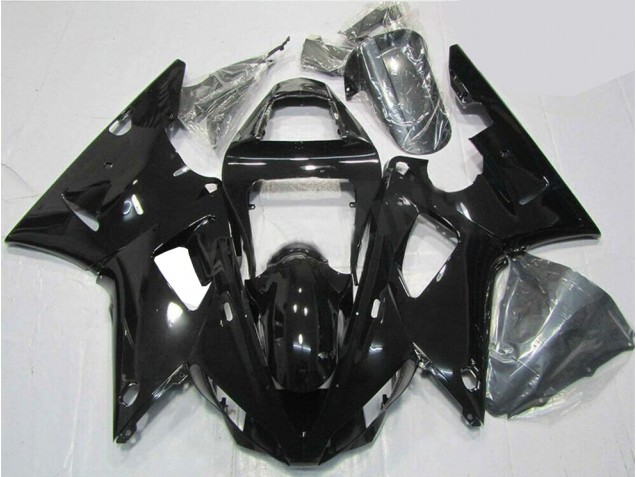 Inexpensive 2000-2001 Glossy Black Yamaha YZF R1 Bike Fairings Inexpensive 2000-2001 Glossy Black Yamaha YZF R1 Bike Fairings