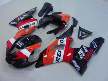 Inexpensive 2000-2001 Repsol Yamaha YZF R1 Bike Fairing Kit