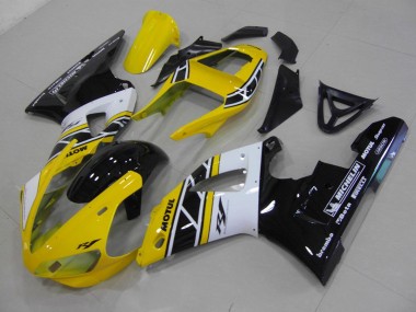 Inexpensive 2000-2001 Yellow Anniversary Yamaha YZF R1 Motorbike Fairing Kits