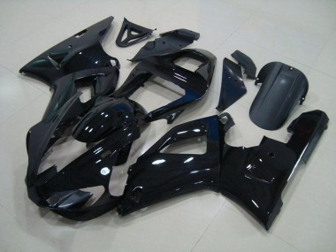Inexpensive 2000-2001 Black Yamaha YZF R1 Motorcycle Fairing Kits