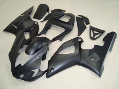 Inexpensive 2000-2001 Matte Black Yamaha YZF R1 Motorcycle Fairing Kit