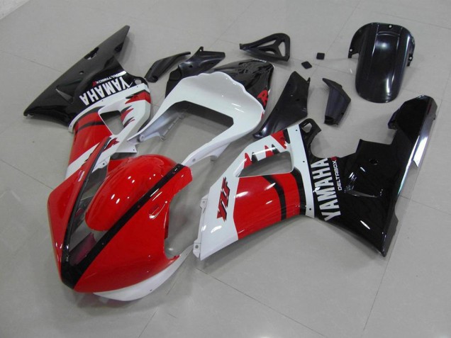 Inexpensive 2000-2001 Red Black White Race Version Yamaha YZF R1 Motorcycle Replacement Fairings Inexpensive 2000-2001 Red Black White Race Version Yamaha YZF R1 Motorcycle Replacement Fairings