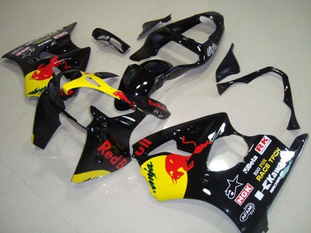 Inexpensive 2000-2002 Red Bull Kawasaki ZX6R Motorcycle Fairings Kits Inexpensive 2000-2002 Red Bull Kawasaki ZX6R Motorcycle Fairings Kits