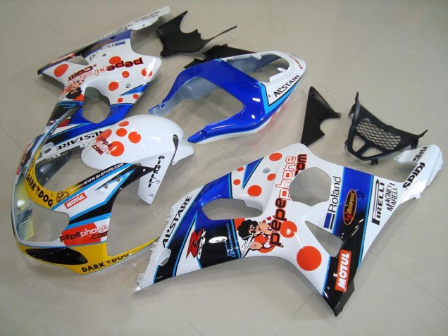 Inexpensive 2000-2002 Pepe Phone Suzuki GSXR 1000 Motorcylce Fairings