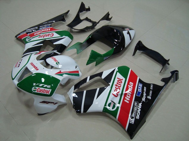 Inexpensive 2000-2006 Castrol Honda VTR1000 Motorcycle Fairing Kit Inexpensive 2000-2006 Castrol Honda VTR1000 Motorcycle Fairing Kit