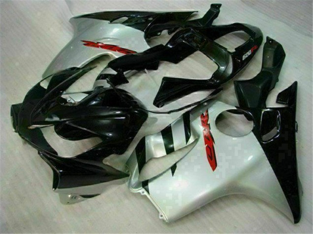 Inexpensive 2001-2003 Black Silver Honda CBR600 F4i Bike Fairing Kit