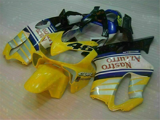 Inexpensive 2001-2003 Yellow Silver Nastro Azzurro Honda CBR600 F4i Motorcylce Fairings Inexpensive 2001-2003 Yellow Silver Nastro Azzurro Honda CBR600 F4i Motorcylce Fairings