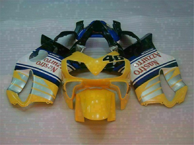 Inexpensive 2001-2003 Yellow Silver Nastro Azzurro Honda CBR600 F4i Motorcylce Fairings Inexpensive 2001-2003 Yellow Silver Nastro Azzurro Honda CBR600 F4i Motorcylce Fairings