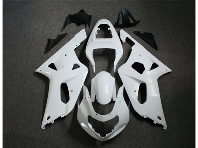 Inexpensive 2001-2003 White Suzuki GSXR 600/750 Motorcycle Fairing Inexpensive 2001-2003 White Suzuki GSXR 600/750 Motorcycle Fairing