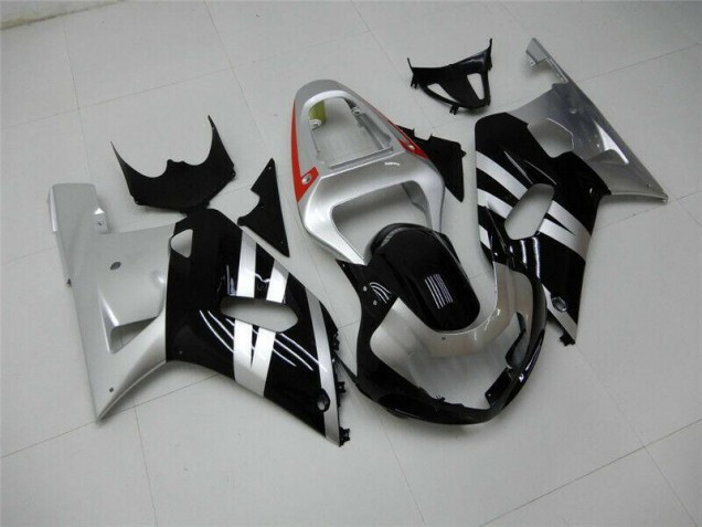 Inexpensive 2001-2003 Black Silver Suzuki GSXR 600/750 Motorbike Fairing Inexpensive 2001-2003 Black Silver Suzuki GSXR 600/750 Motorbike Fairing