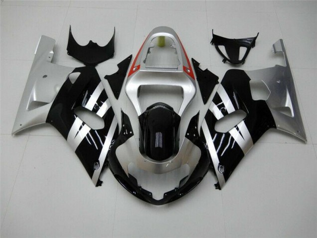 Inexpensive 2001-2003 Black Silver Suzuki GSXR 600/750 Motorbike Fairing Inexpensive 2001-2003 Black Silver Suzuki GSXR 600/750 Motorbike Fairing