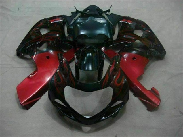 Inexpensive 2001-2003 Black Red Suzuki GSXR 600/750 Motorbike Fairing Inexpensive 2001-2003 Black Red Suzuki GSXR 600/750 Motorbike Fairing