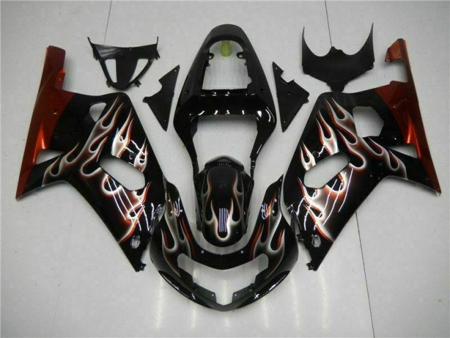Inexpensive 2001-2003 Black Suzuki GSXR 600/750 Motorcycle Bodywork Inexpensive 2001-2003 Black Suzuki GSXR 600/750 Motorcycle Bodywork