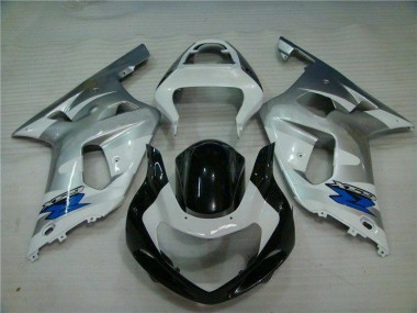 Inexpensive 2001-2003 Silver Black Suzuki GSXR 600/750 Motorbike Fairing Kits