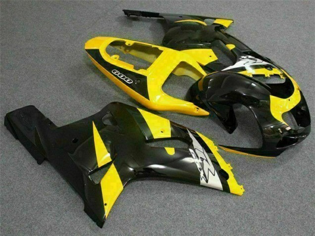 Inexpensive 2001-2003 Yellow Black Suzuki GSXR 600/750 Motorcycle Replacement Fairings Inexpensive 2001-2003 Yellow Black Suzuki GSXR 600/750 Motorcycle Replacement Fairings
