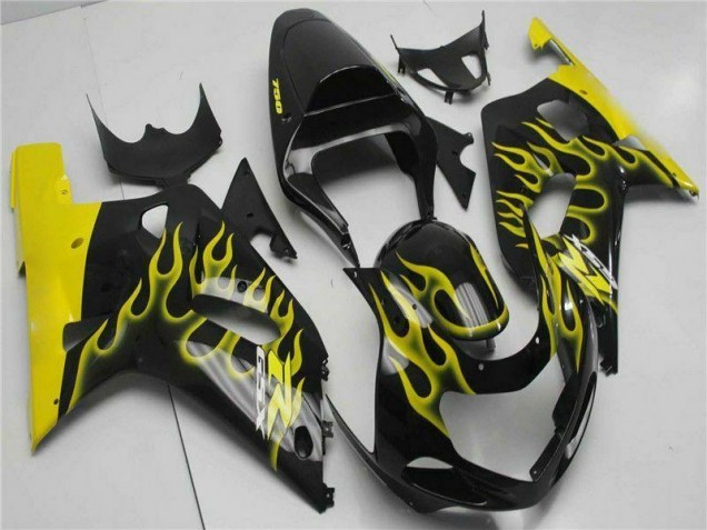 Inexpensive 2001-2003 Black Suzuki GSXR 600/750 Motorbike Fairing Inexpensive 2001-2003 Black Suzuki GSXR 600/750 Motorbike Fairing