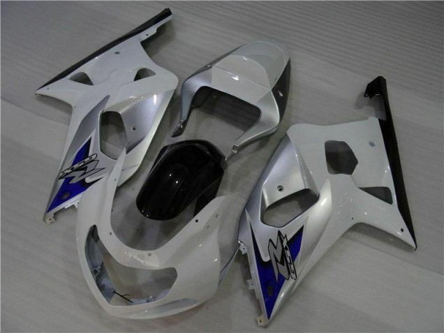 Inexpensive 2001-2003 White Silver Suzuki GSXR 600/750 Bike Fairings Inexpensive 2001-2003 White Silver Suzuki GSXR 600/750 Bike Fairings