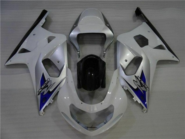Inexpensive 2001-2003 White Silver Suzuki GSXR 600/750 Bike Fairings Inexpensive 2001-2003 White Silver Suzuki GSXR 600/750 Bike Fairings