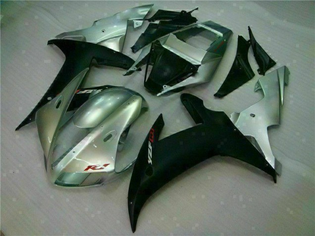 Inexpensive 2002-2003 Silver Black Yamaha YZF R1 Motorbike Fairing Kits Inexpensive 2002-2003 Silver Black Yamaha YZF R1 Motorbike Fairing Kits